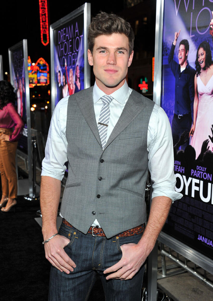 Austin Stowell at the California premiere of "Joyful Noise."
