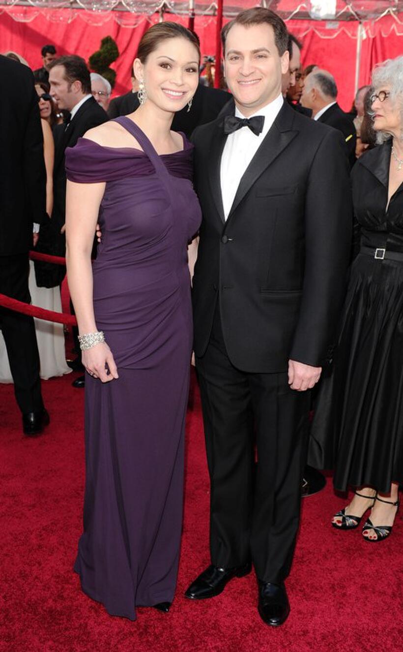 Mai-Ling Lofgren and Michael Stuhlbarg at the 82nd Annual Academy Awards.