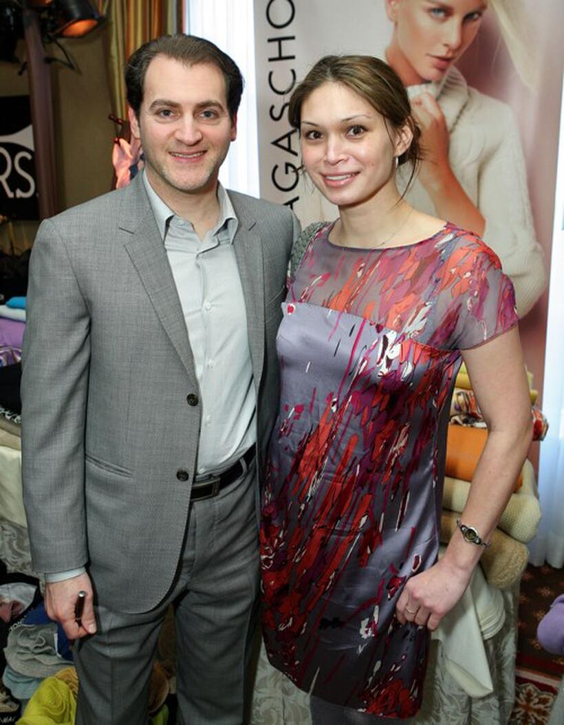 Michael Stuhlbarg and Guest at the 67th Annual Golden Globe Awards.