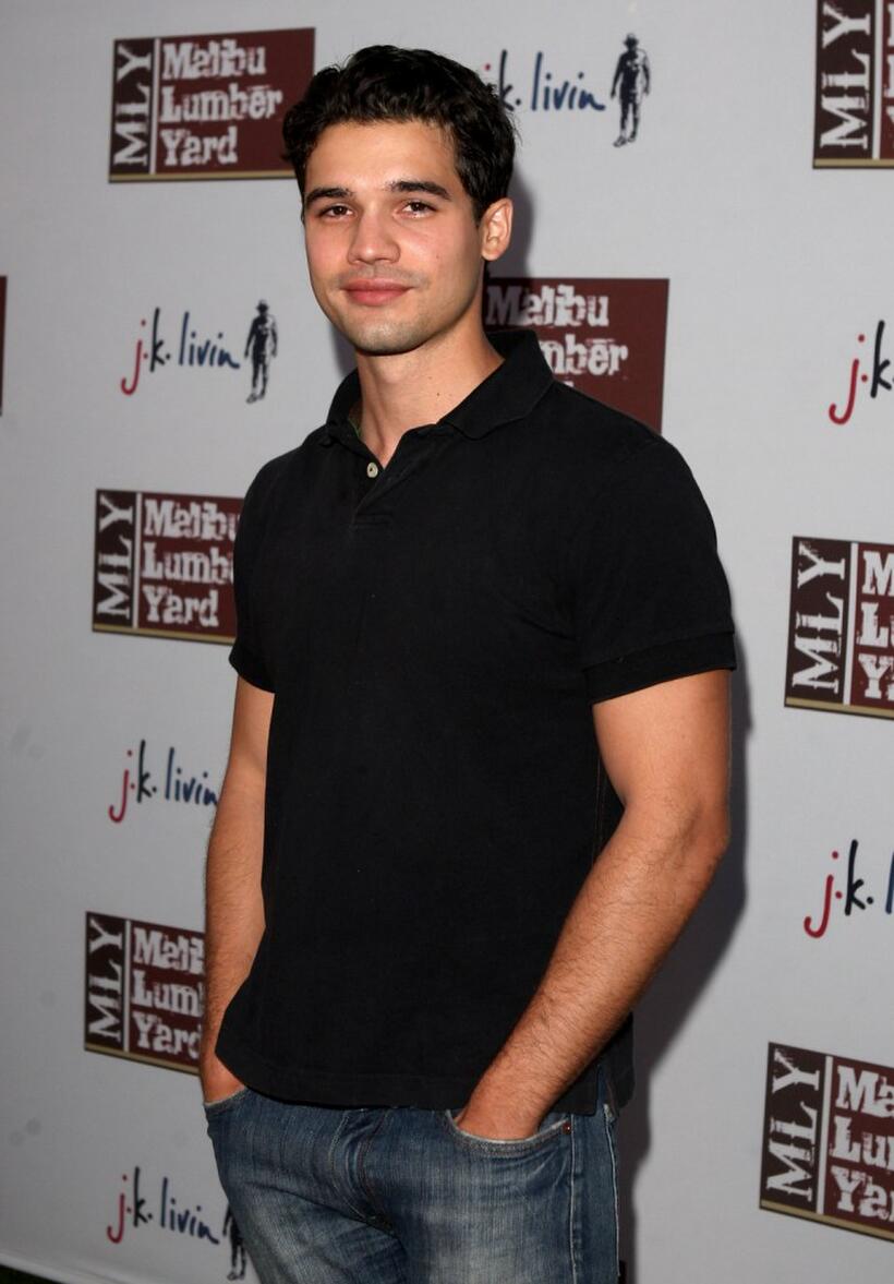 Steven Strait at the Malibu Lumber Yard grand opening.