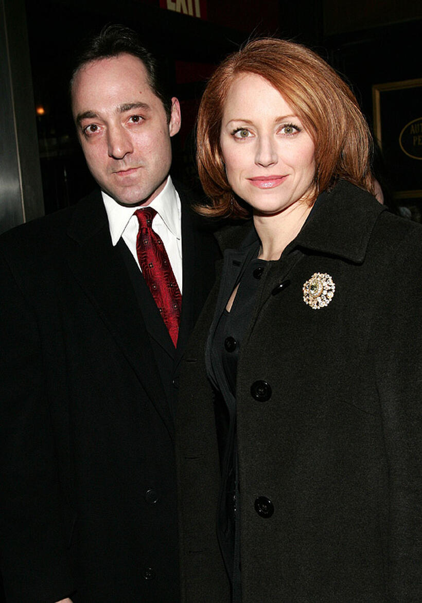 Jenna Stern and Guest at the New York premiere of "16 Blocks."