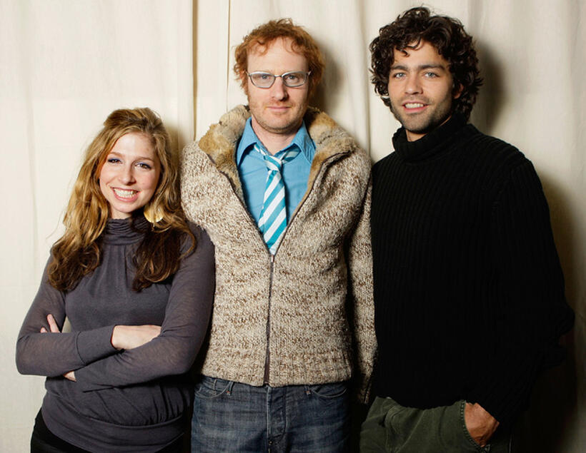 Shoshannah Stern, Ari Gold and Adrian Grenier at the portrait session of "Adventures Of Power" during the 2008 Sundance Film Festival.