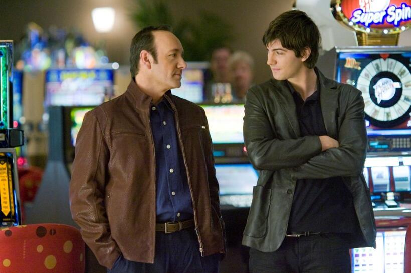Kevin Spacey and Jim Sturgess in "21."