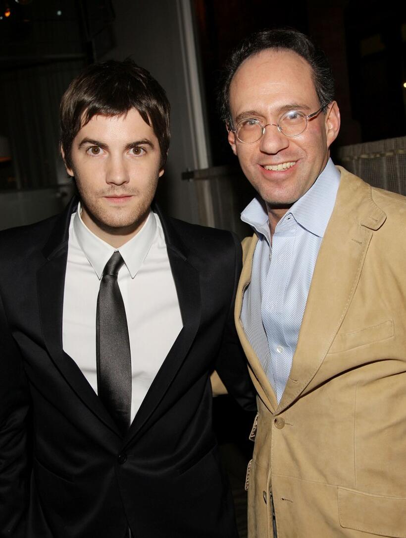 Jim Sturgess and Andrew Saffir at the after party screening of "21."