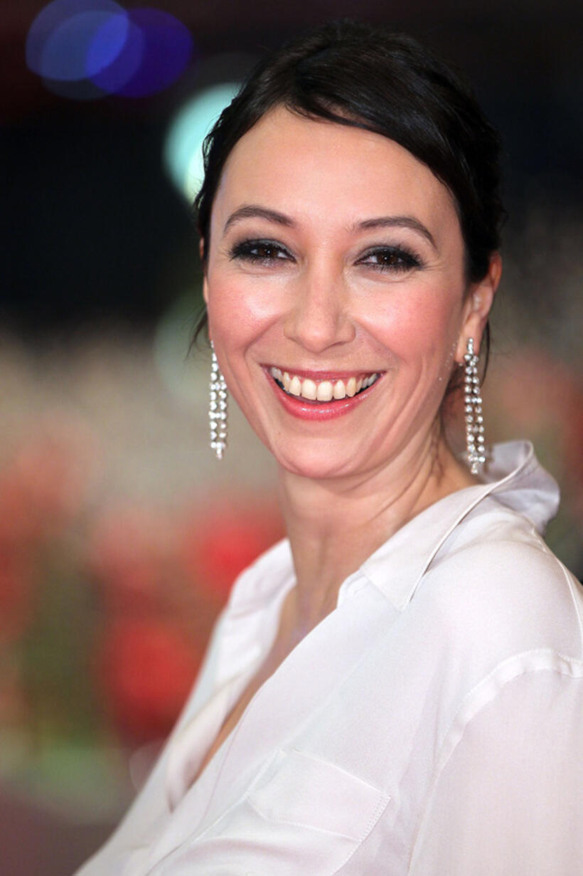 Ursula Strauss at the premiere of "Mein Bester Feind" during the 61st Berlin Film Festival.