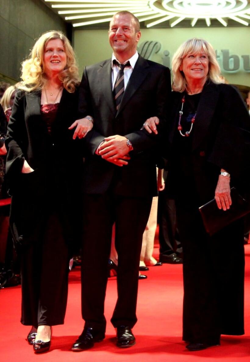 Barbara Sukowa, Heino Ferch and Margarethe von Trotta at the premiere of "Vision: From The Life Of Hildegard Von Bingen."