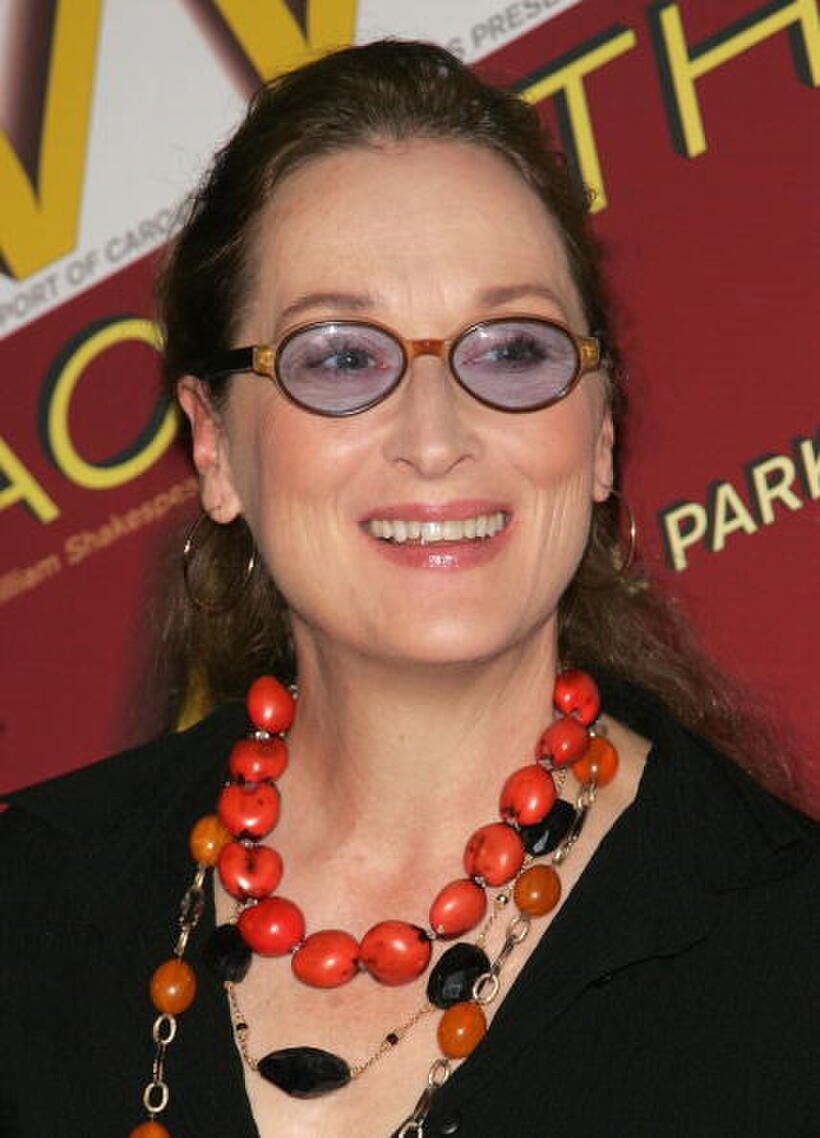 Meryl Streep at the after party for the premiere of 'Mother Courage And Her Children' in New York City. 