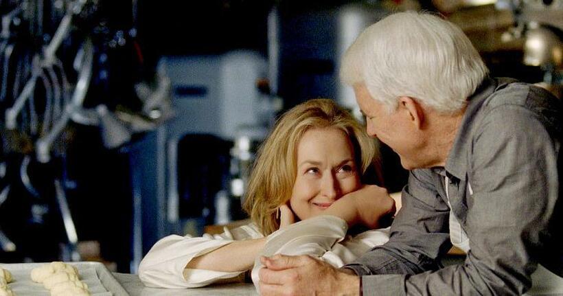 Meryl Streep as Jane and Steve Martin as Adam in "It's Complicated."