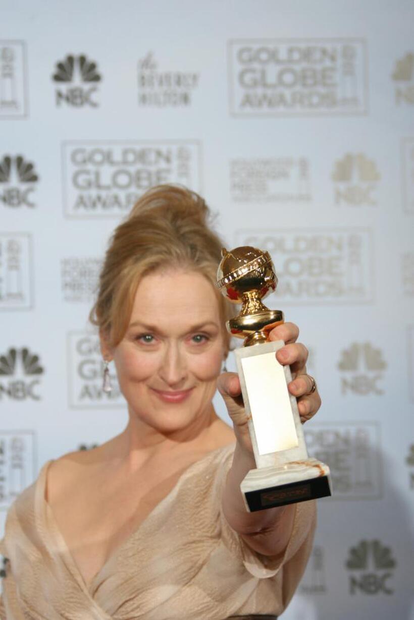 Meryl Streep at the 64th Annual Golden Globe Awards.