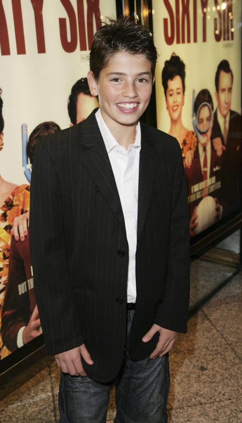 Gregg Sulkin at the premiere of "Sixty Six."