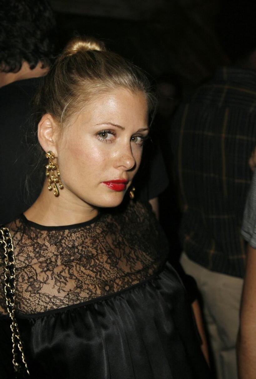 Tara Subkoff at a party at the club The Box.