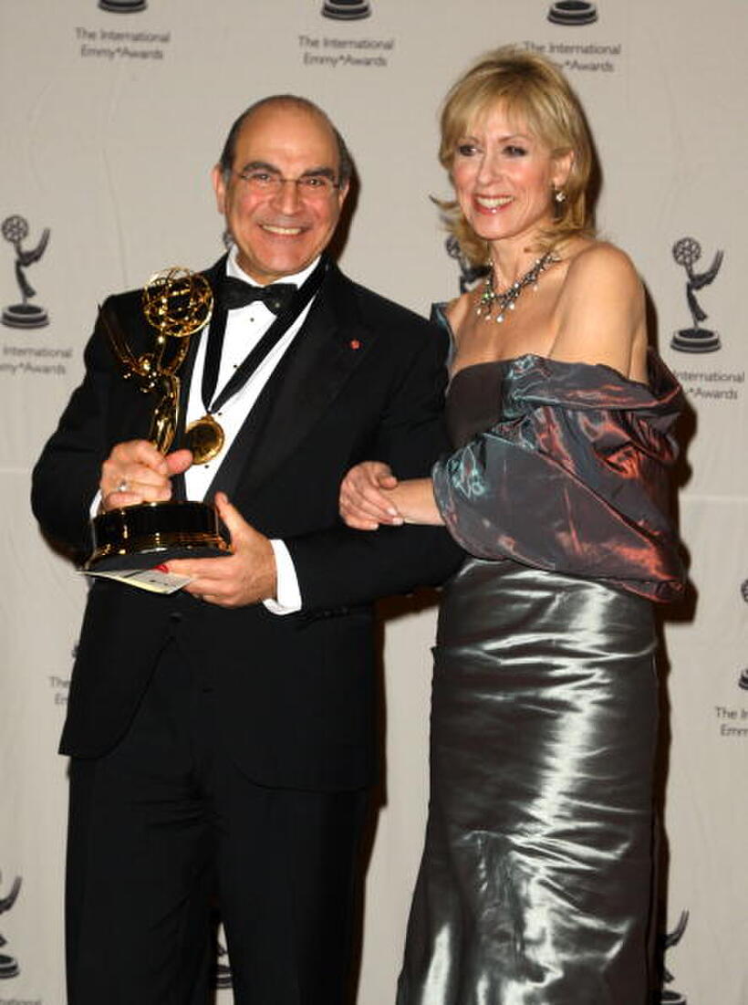 David Suchet and Judith Light at the 36th Annual International Emmy Awards.