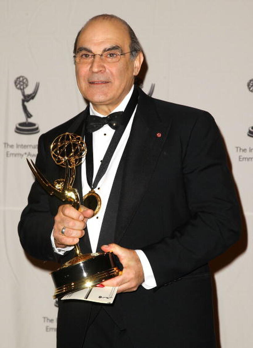 David Suchet at the 36th Annual International Emmy Awards.