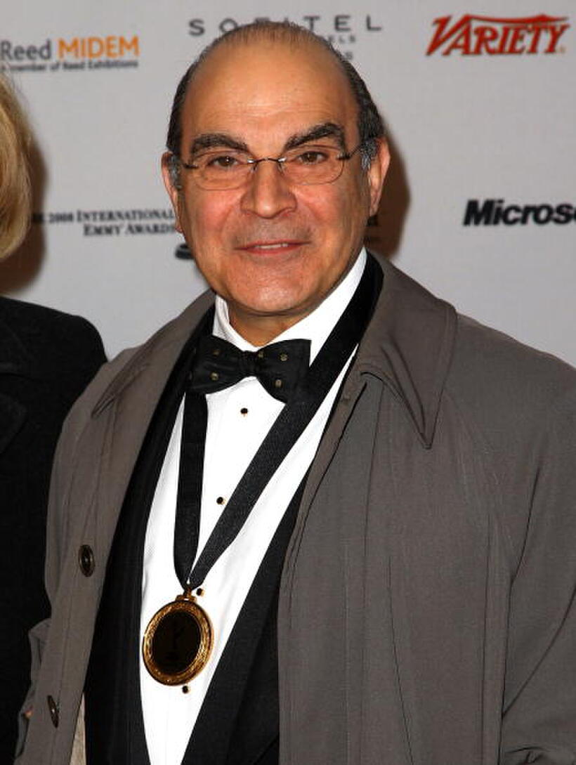 David Suchet at the 36th Annual International Emmy Awards.