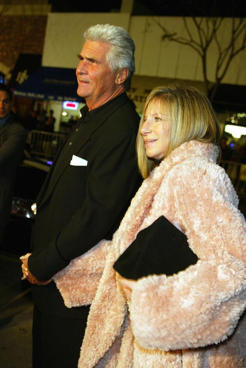 Barbra Streisand and James Brolin at the premiere of "A Guy Thing".