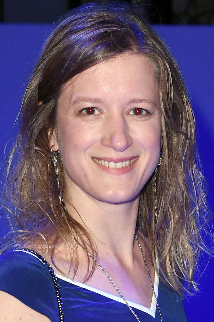 Stephanie Stremler at the Maisonnoee show during MBFW Berlin January 2018.