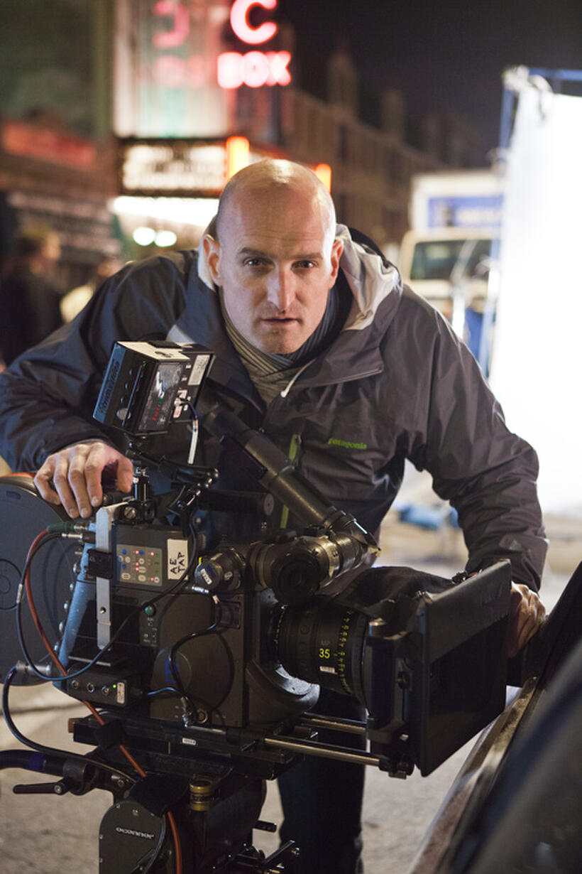 Director Michael Sucsy on the set of "The Vow."