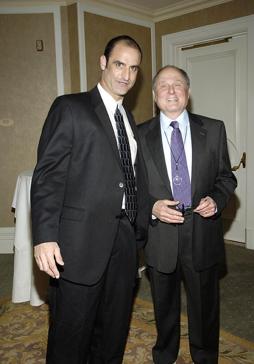 Brody Stevens and Budd Friedman at the 5th Annual Tom Arnold Celebrity Roast in California.