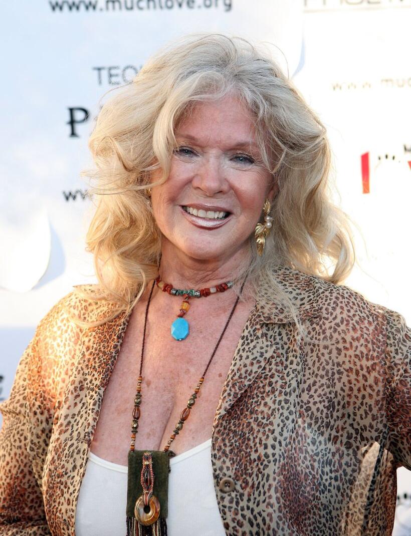 Connie Stevens at the Much Love Animal Rescues Bow Wow Ciao Benefit.