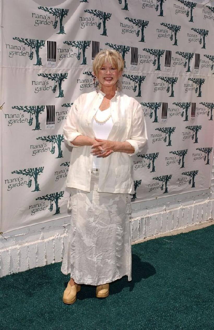 Connie Stevens at the opening of Nana's Garden.