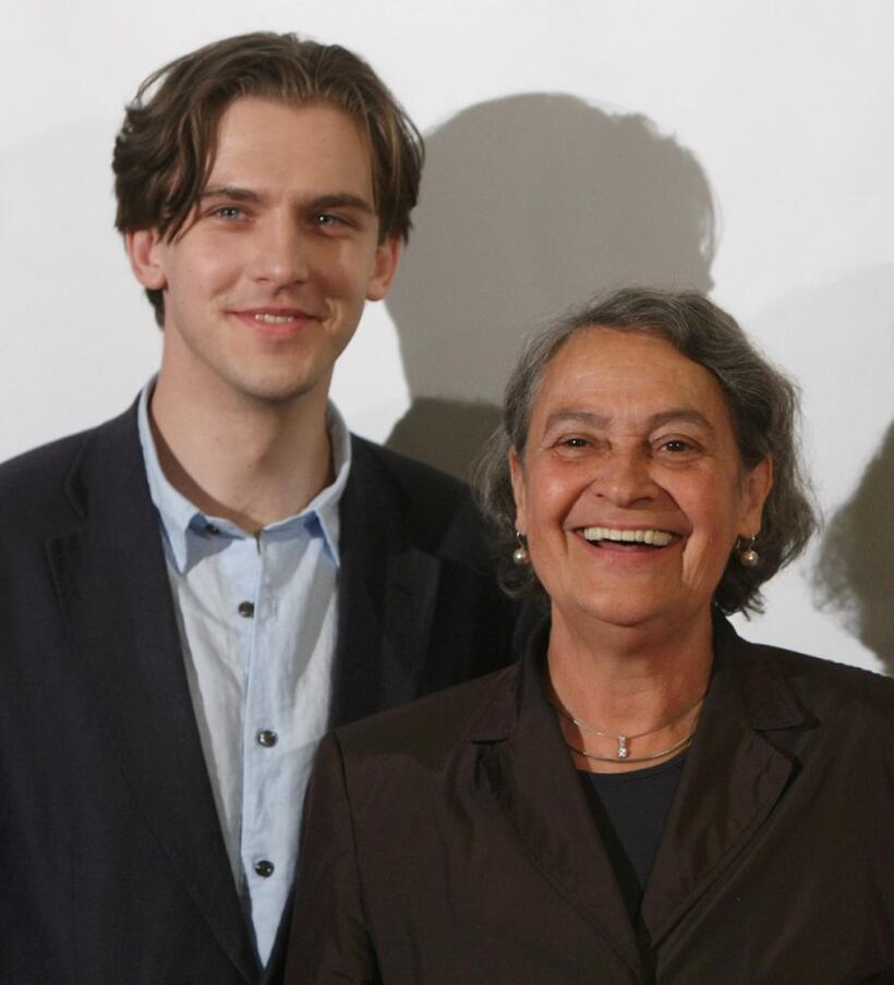 Dan Stevens and Monica Bleibtreu at the photocall of "Hilde."