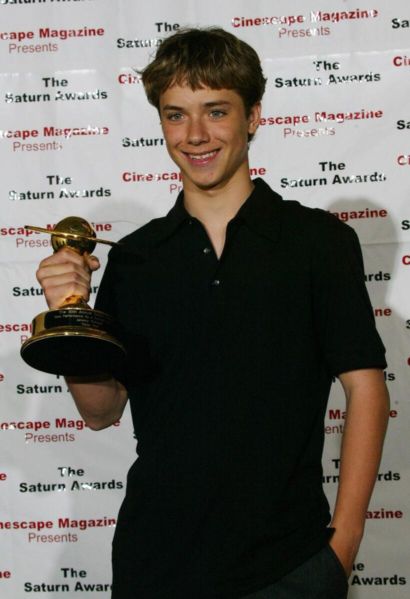 Jeremy Sumpter at the 30th Annual Saturn Awards.