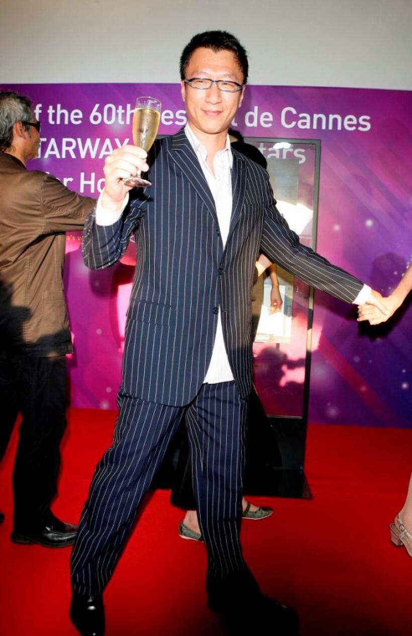 Sun Hong-Lei at the Hong Kong Party during the 60th International Cannes Film Festival.