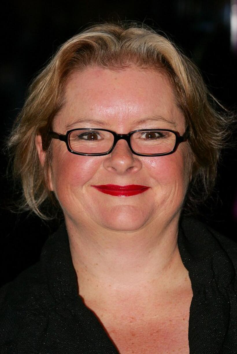 Magda Szubanski at the opening night of "Tim Burton: The Exhibition."