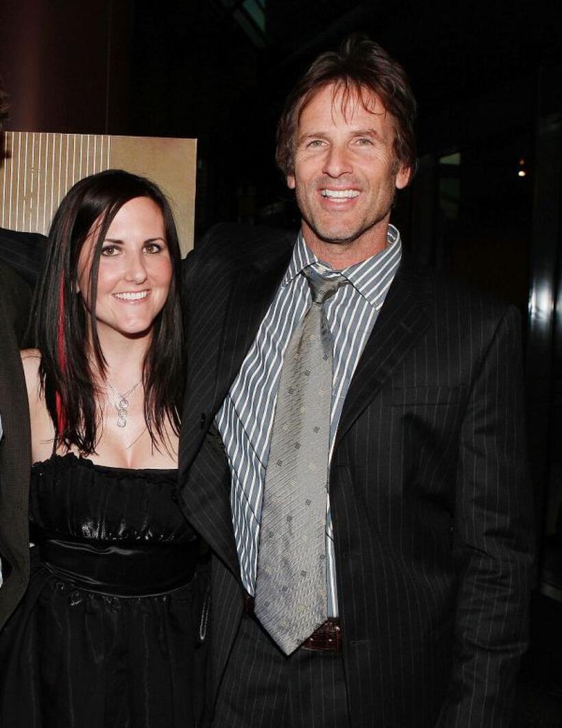 Mary Pat Bentel and Hart Bochner at the premiere of "Just Add Water."