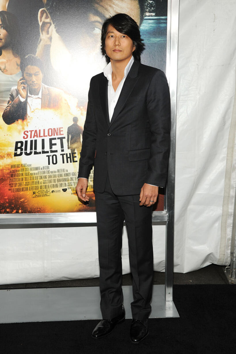 Kang Sung at the New York premiere of "Bullet To The Head."