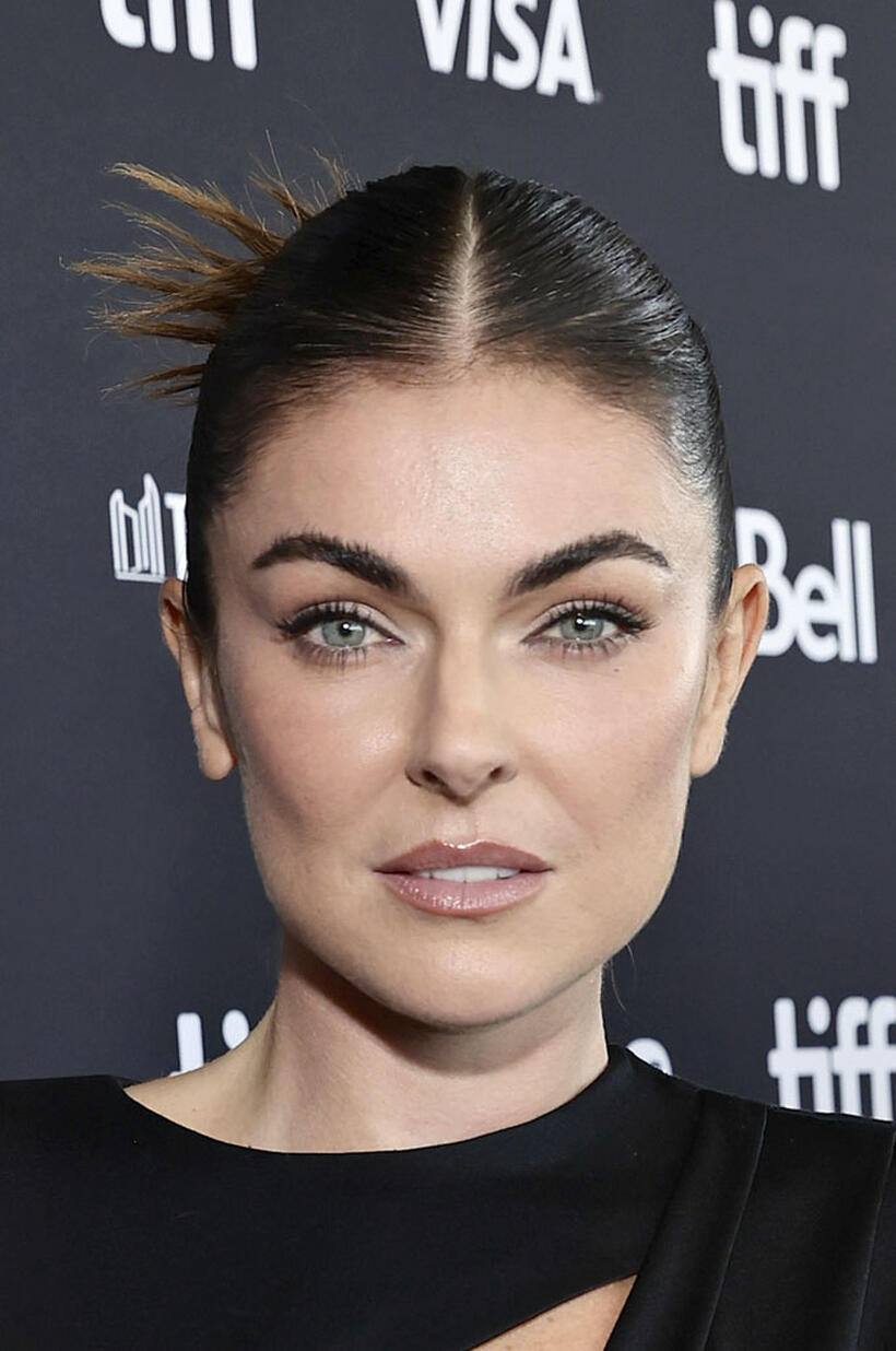 Serinda Swan at the "Devotion" premiere during the 2022 Toronto International Film Festival.