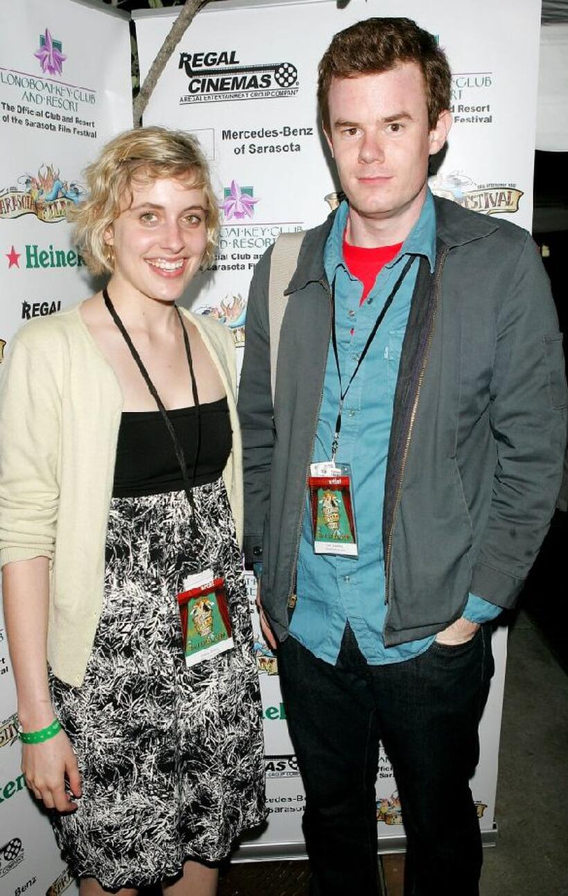 Greta Gerwig and Joe Swanberg at the Sarasota Film Festival World Cinema Celebration.