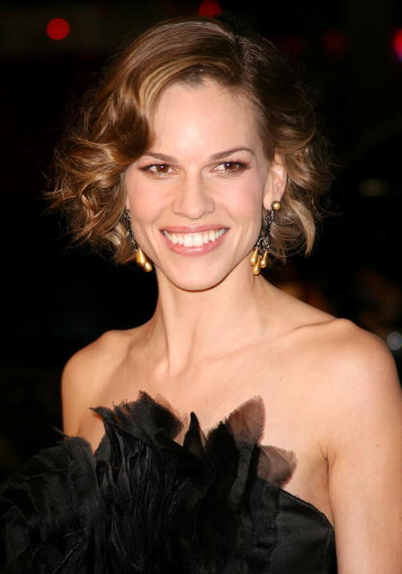 "P.S. I Love You" star Hilary Swank at the Hollywood premiere.