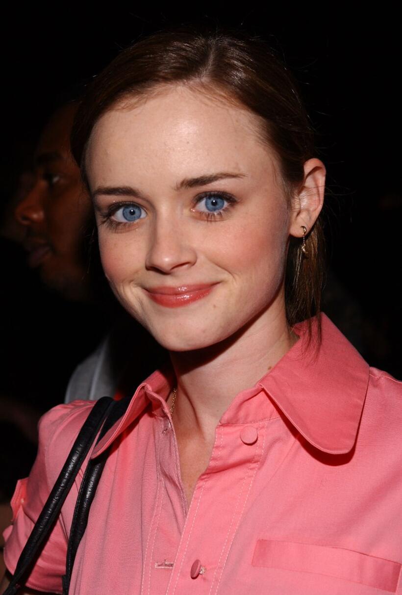 Alexis Bledel at the Louis Verdad fashion show during the Mercedes Benz Fashion week.