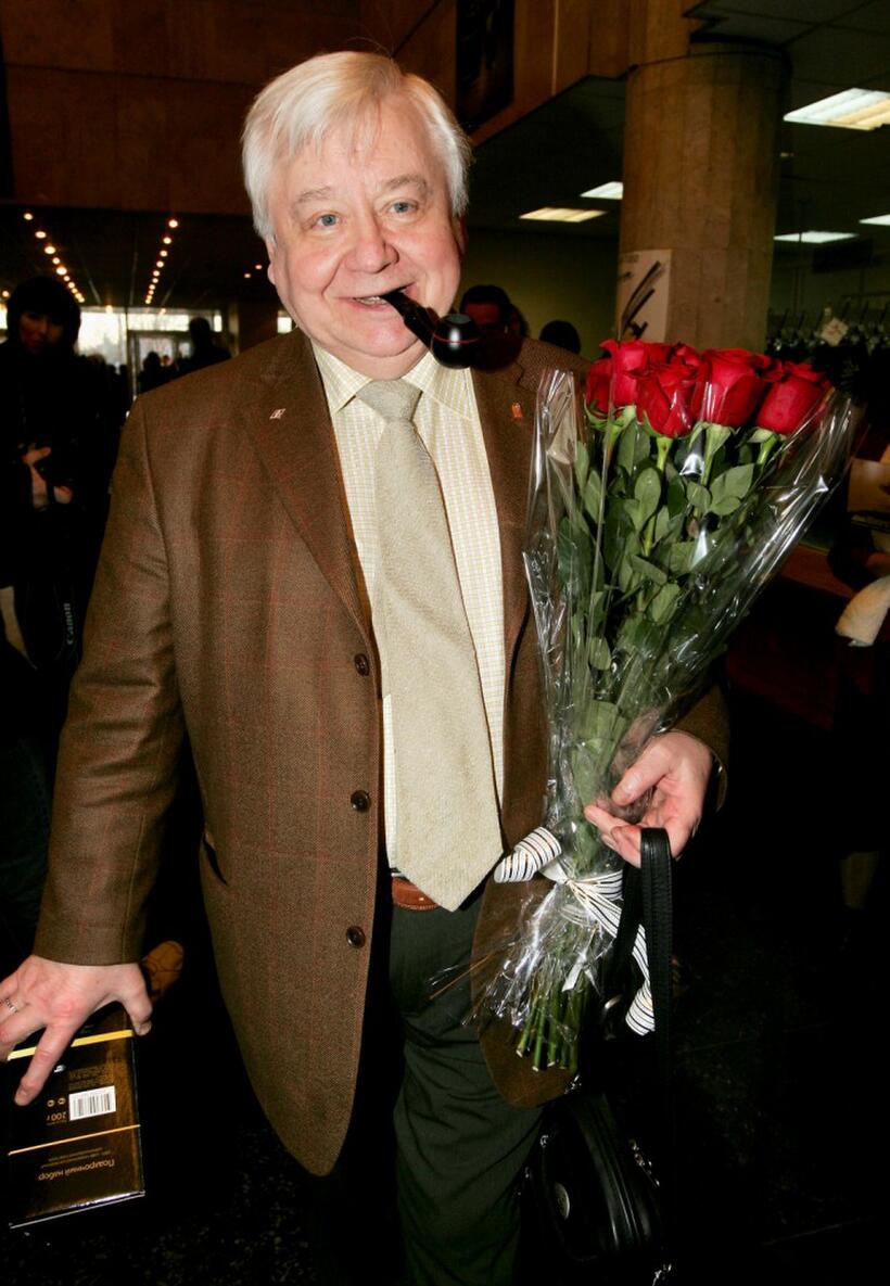 Oleg Tabakov at the fifth day of Russian Fashion Week.