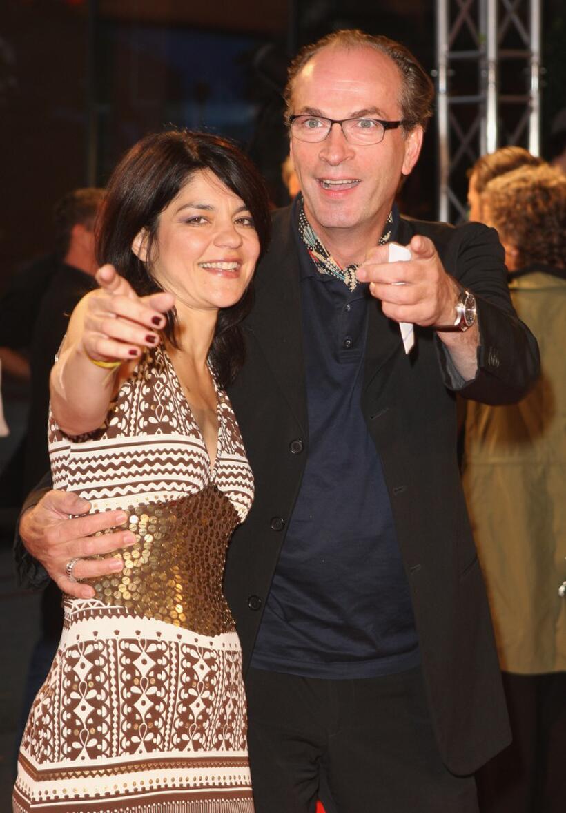 Jasmin Tabatabai and Herbert Knaup at the First Steps Award.