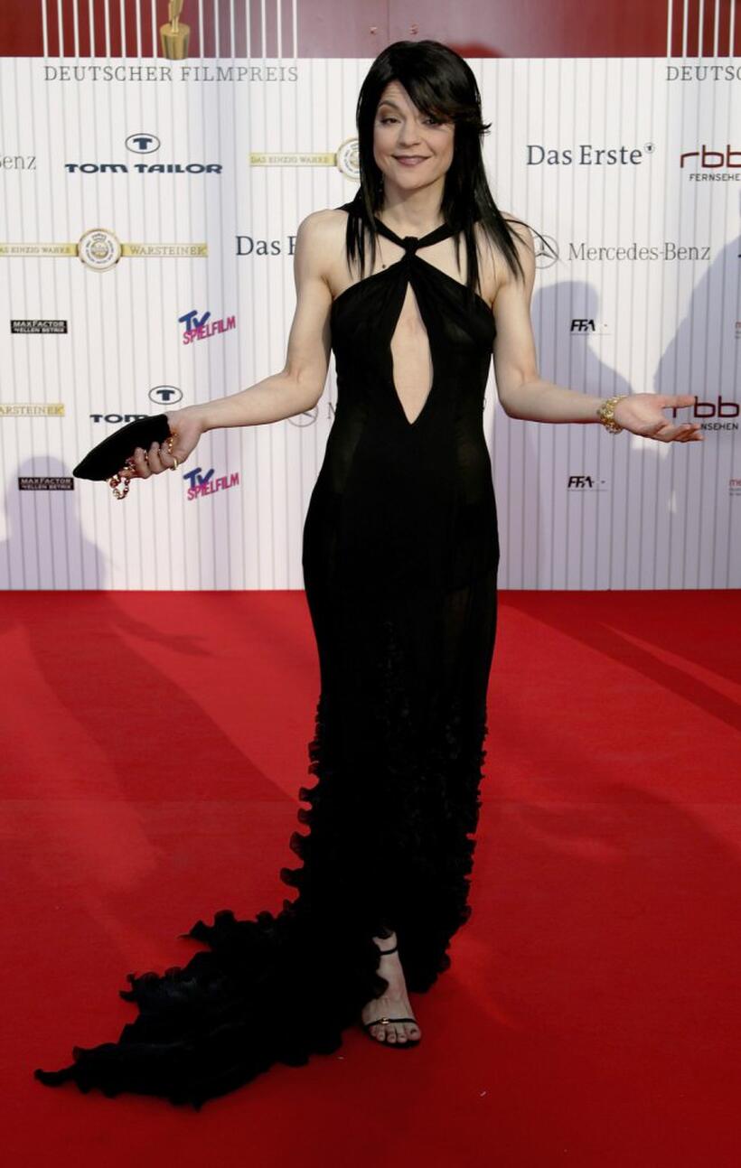 Jasmin Tabatabai at the German Film Awards (Deutscher Filmpreis).