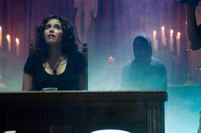 Ana Claudia Talancon and Sarah Kubik in "One Missed Call."