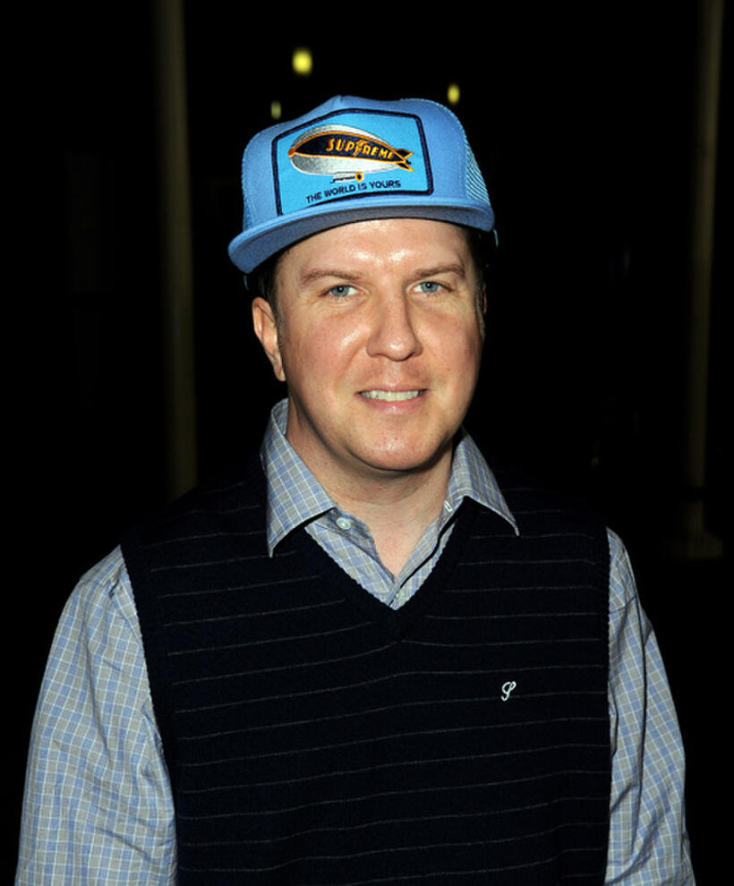 Nick Swardson and David Koechner at the California premiere of "A Haunted House."