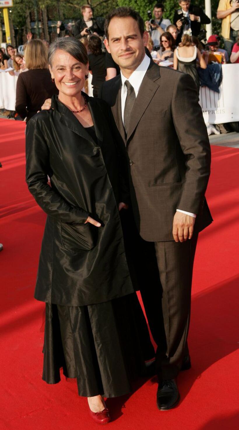 Monica Bleibtreu and Moritz Bleibtreu at the German Film Awards (Deutscher Filmpreis).