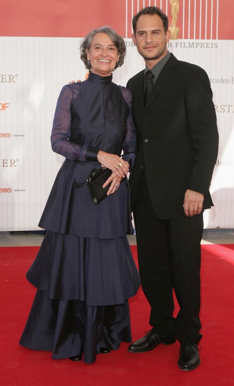 Monica Bleibtreu and Moritz Bleibtreu at the German Film Awards.