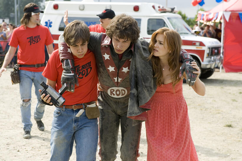 Jorma Taccone, Andy Samberg and Isla Fisher in "Hot Rod."