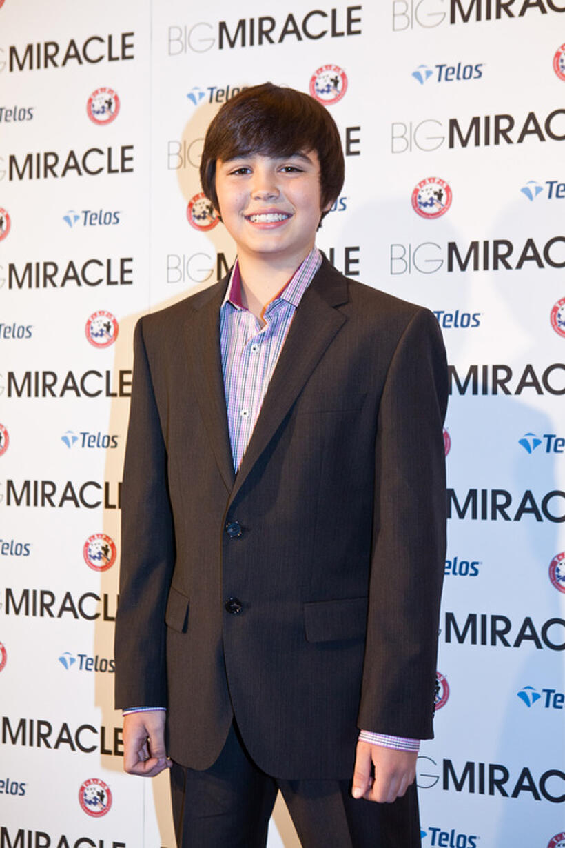Ahmaogak Sweeney at the Washington, D.C. premiere of "Big Miracle."