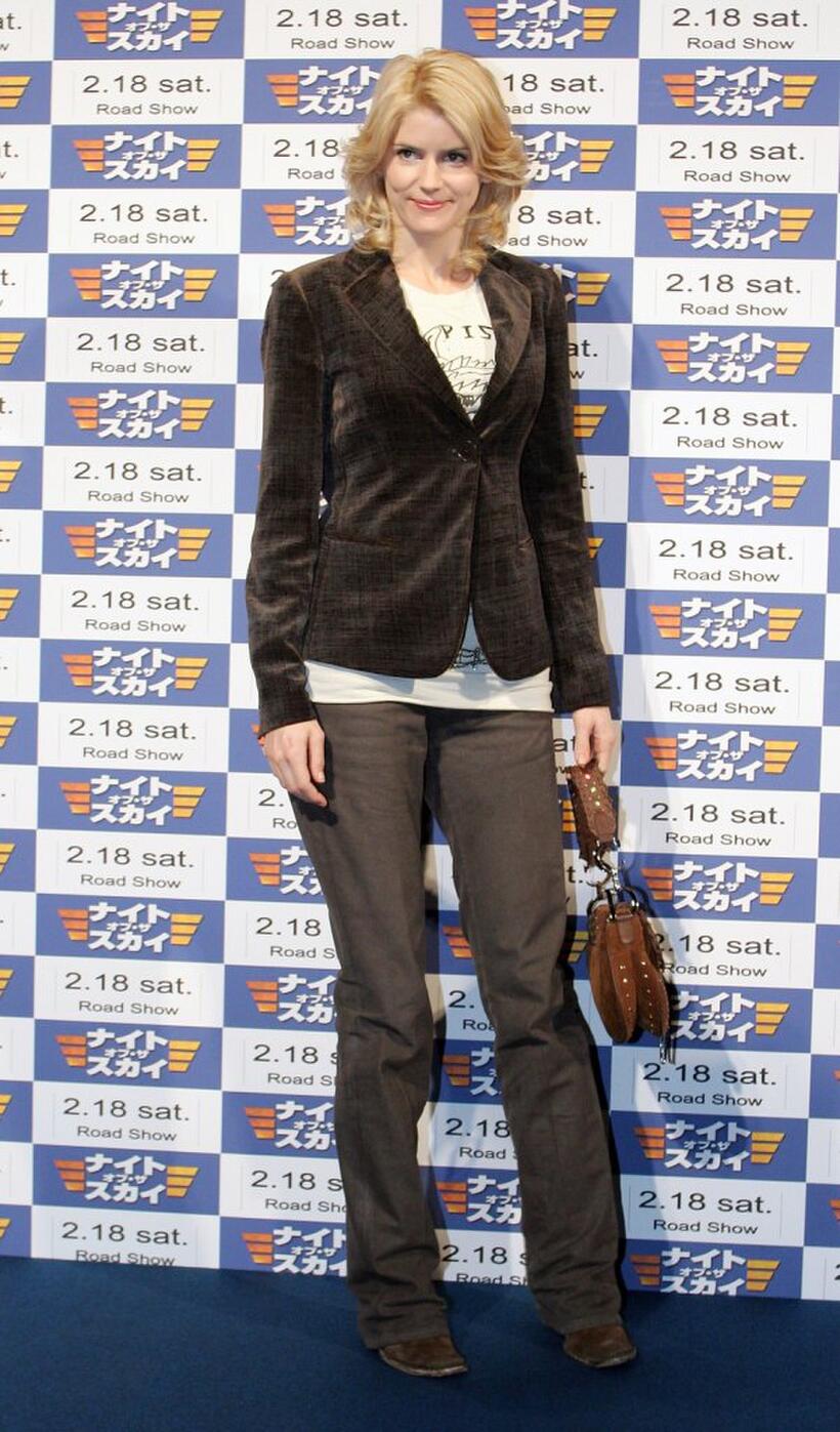 Alice Taglioni at the promotion of "Les Chevaliers Du Ciel."