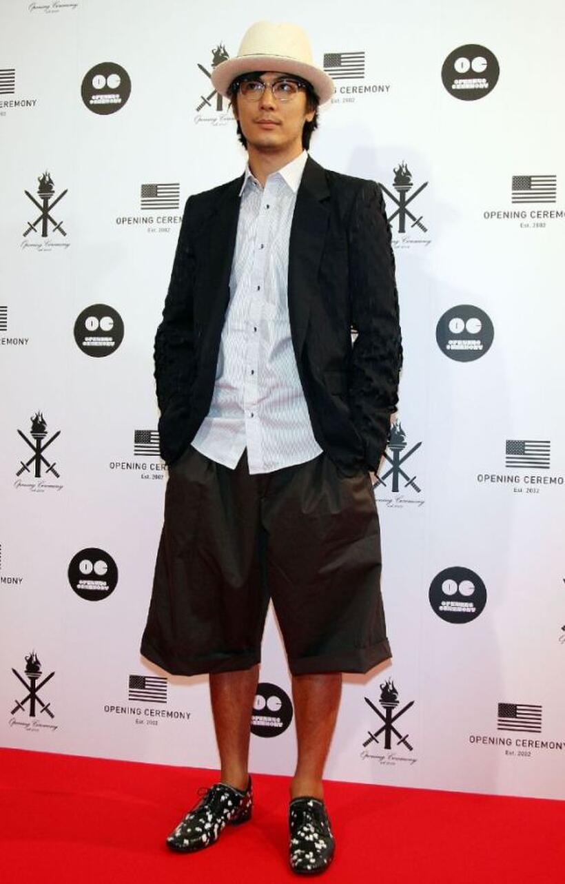 Tetsuji Tamayama at the Japan flagship store opening reception party.