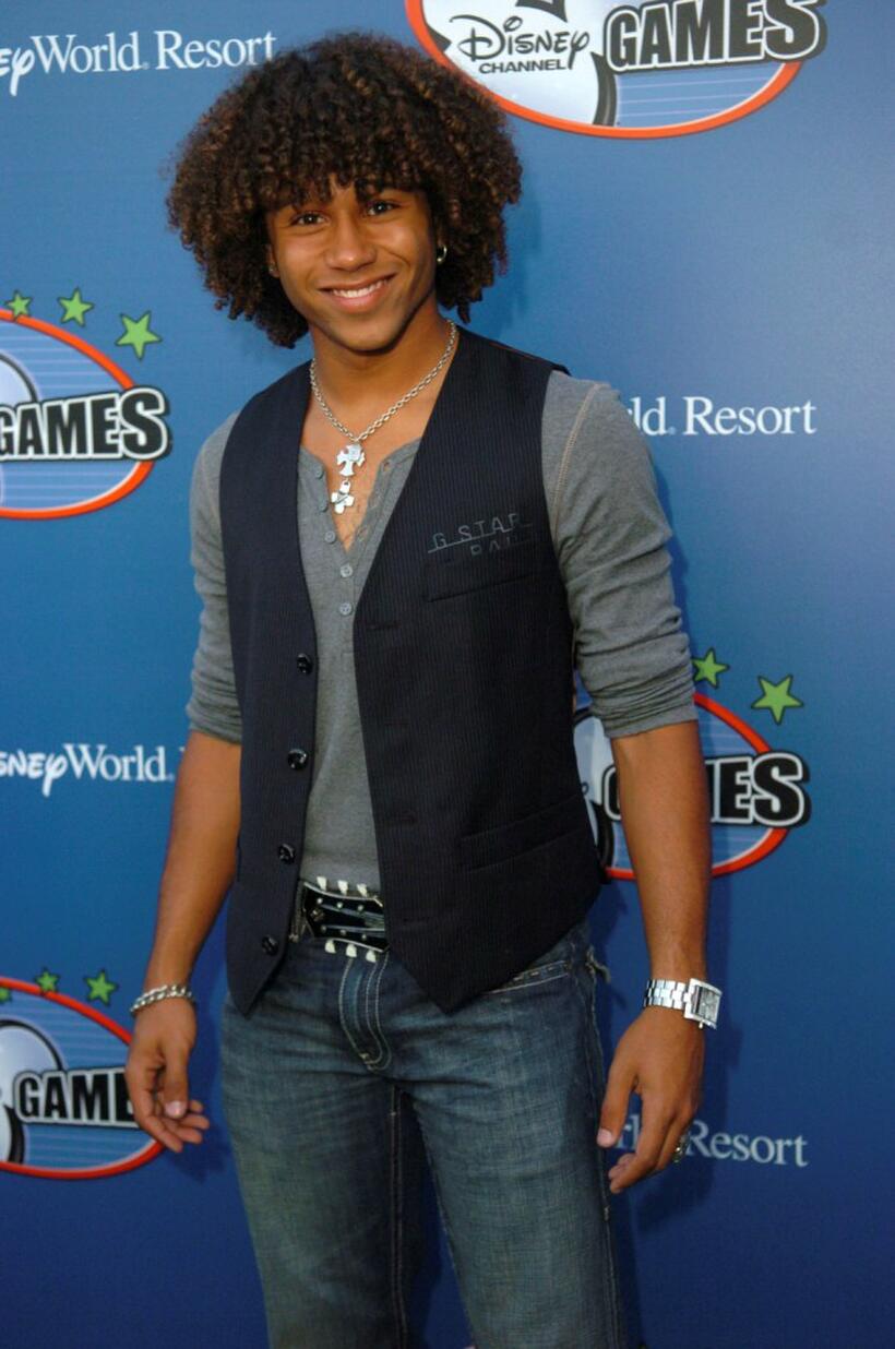 Corbin Bleu at the Disney Channel Games 2007 All-Star party.