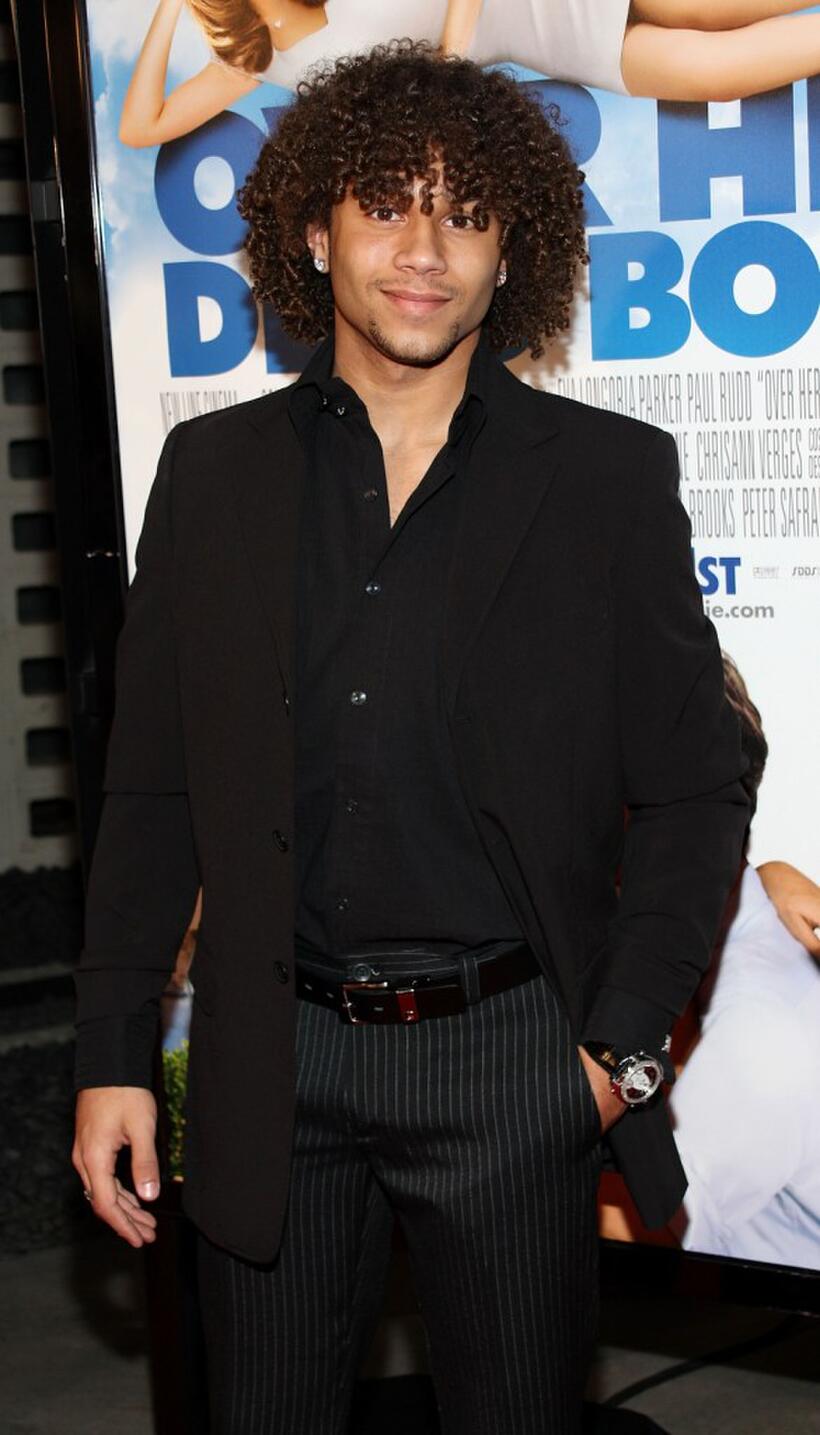 Corbin Bleu at the premiere of "Over Her Dead Body."