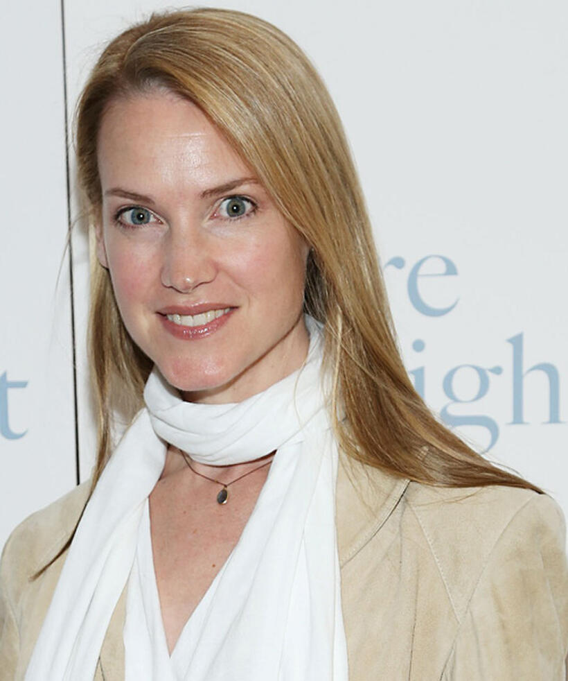 Francie Swift at the New York premiere of "Before Midnight."