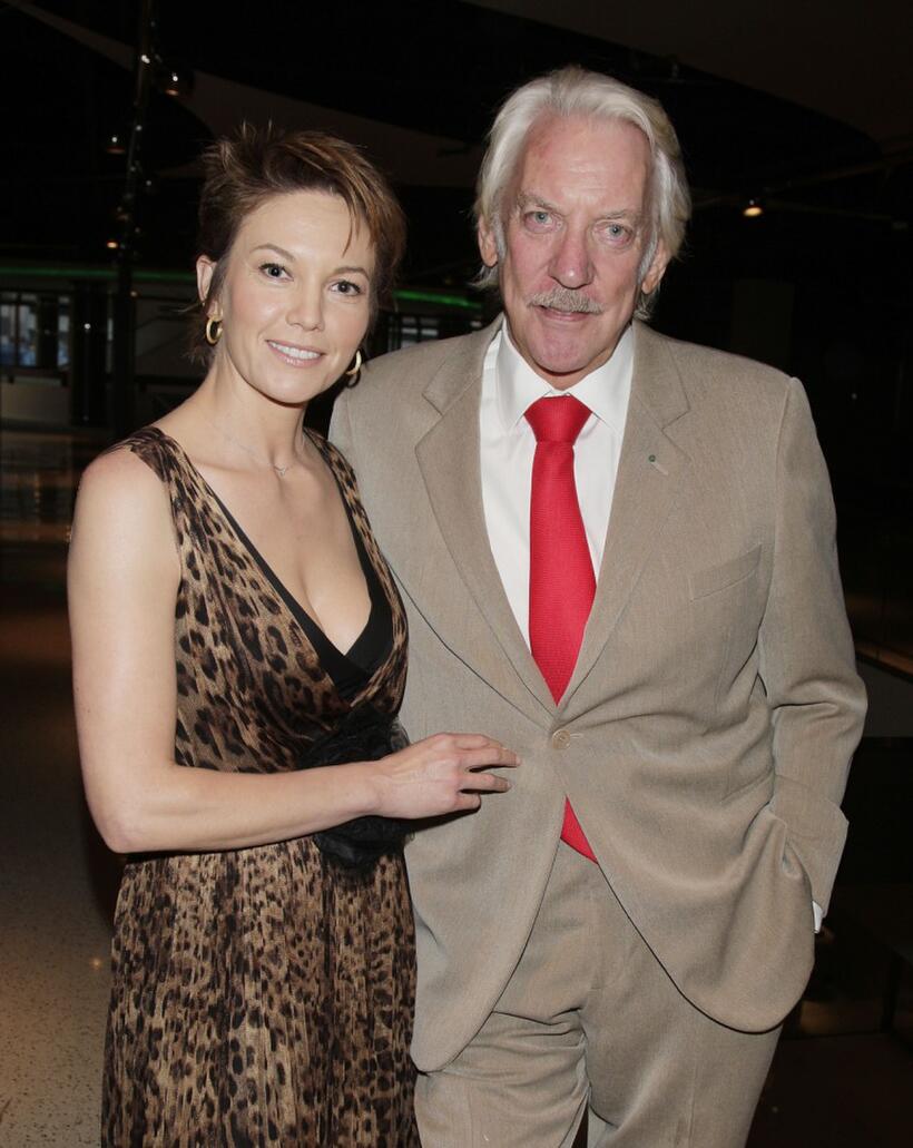 Donald Sutherland and Diane Lane at the premiere of Autonomous Picture's "Fierce People".