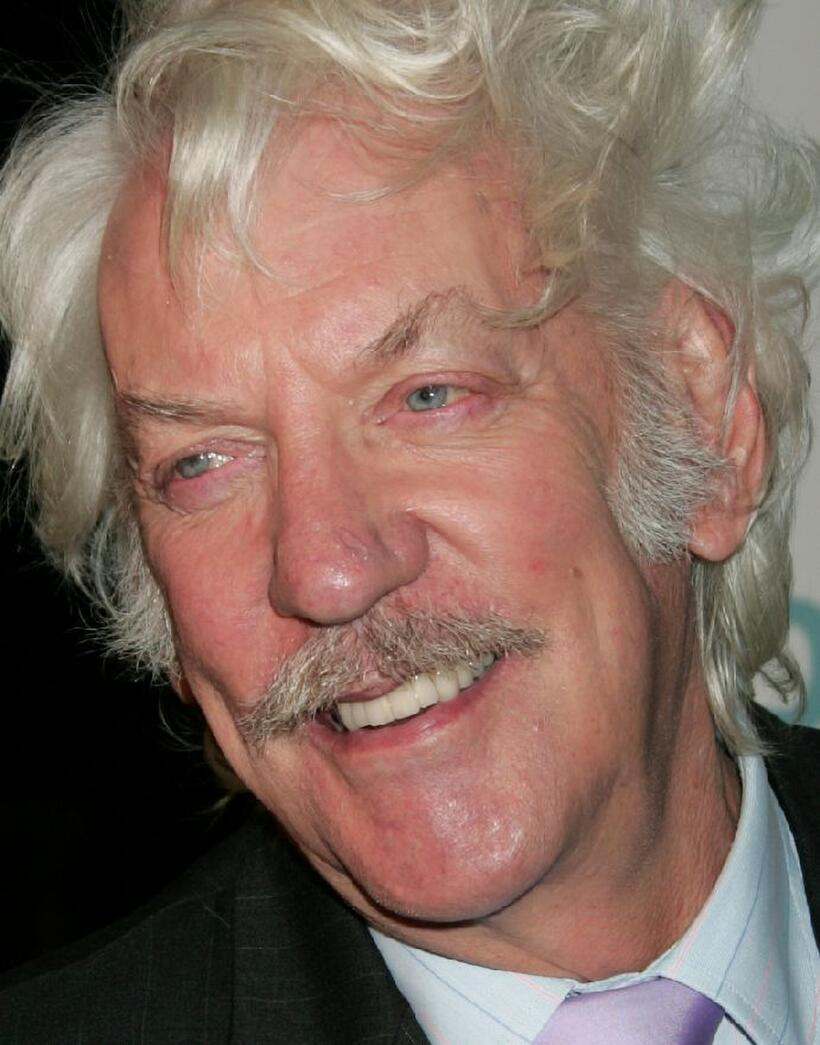 Donald Sutherland at the premiere of Warner Bros. Pictures "Fool's Gold".